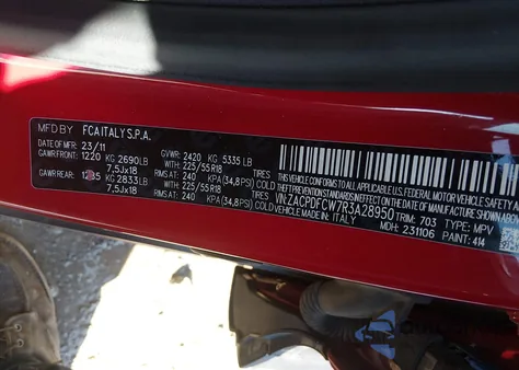 2024 Dodge Hornet R/T Eawd z USA, uszkodzony, nr VIN ZACPDFCW7R3A28950